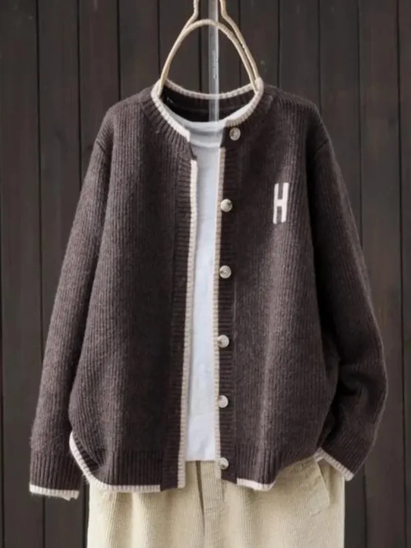 Charlotte | Damen Oversized Strickjacke für den Alltag
