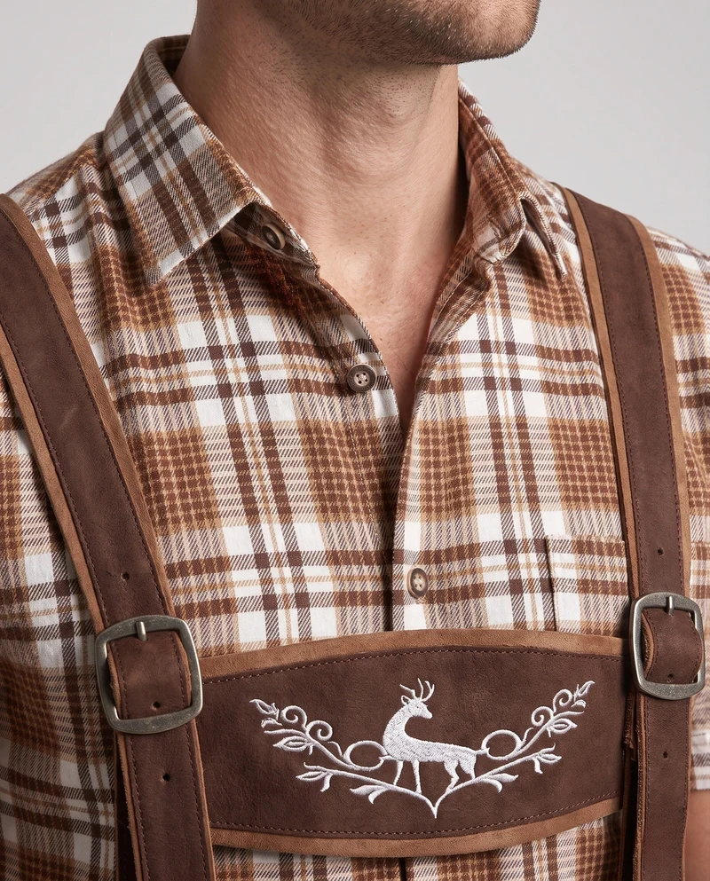 Samuel | Herren Lederhose Oktoberfest im Trachtenstil