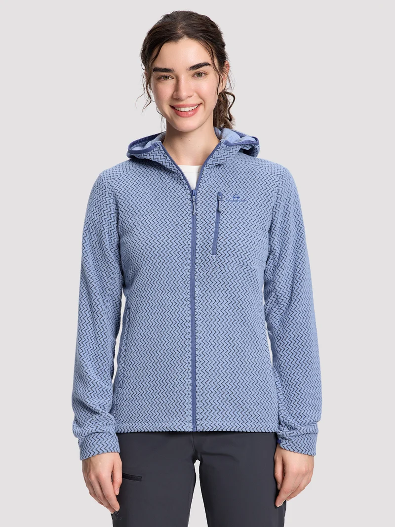 Women's Ridge Wave Fleece Full-Zip Hooded Jacket
