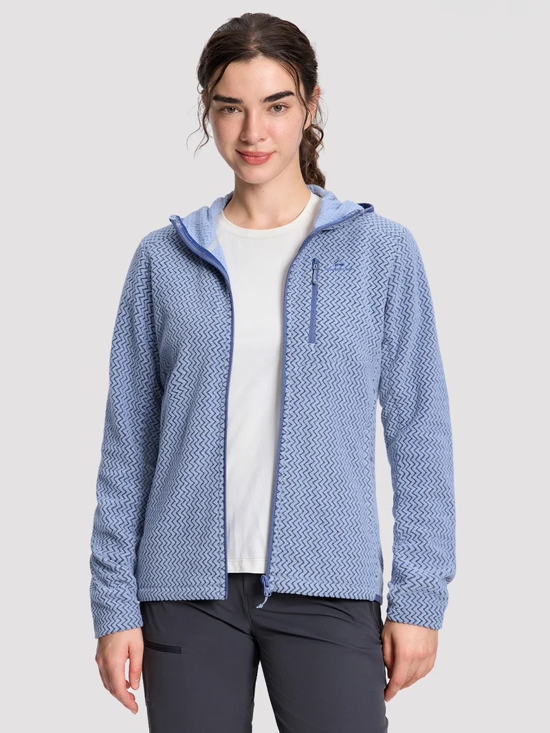 Women's Ridge Wave Fleece Full-Zip Hooded Jacket