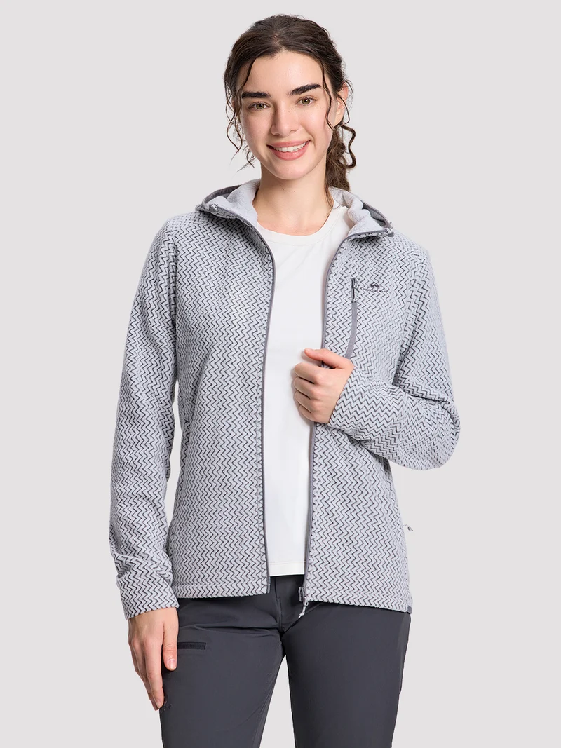 Women's Ridge Wave Fleece Full-Zip Hooded Jacket
