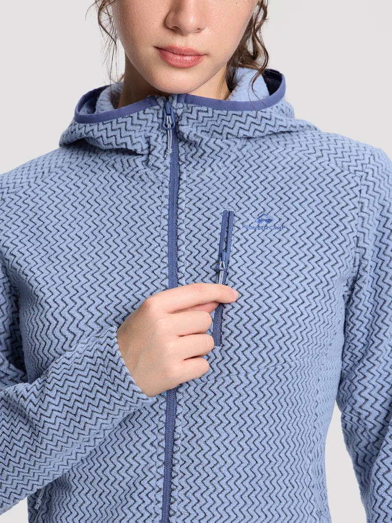 Women's Ridge Wave Fleece Full-Zip Hooded Jacket