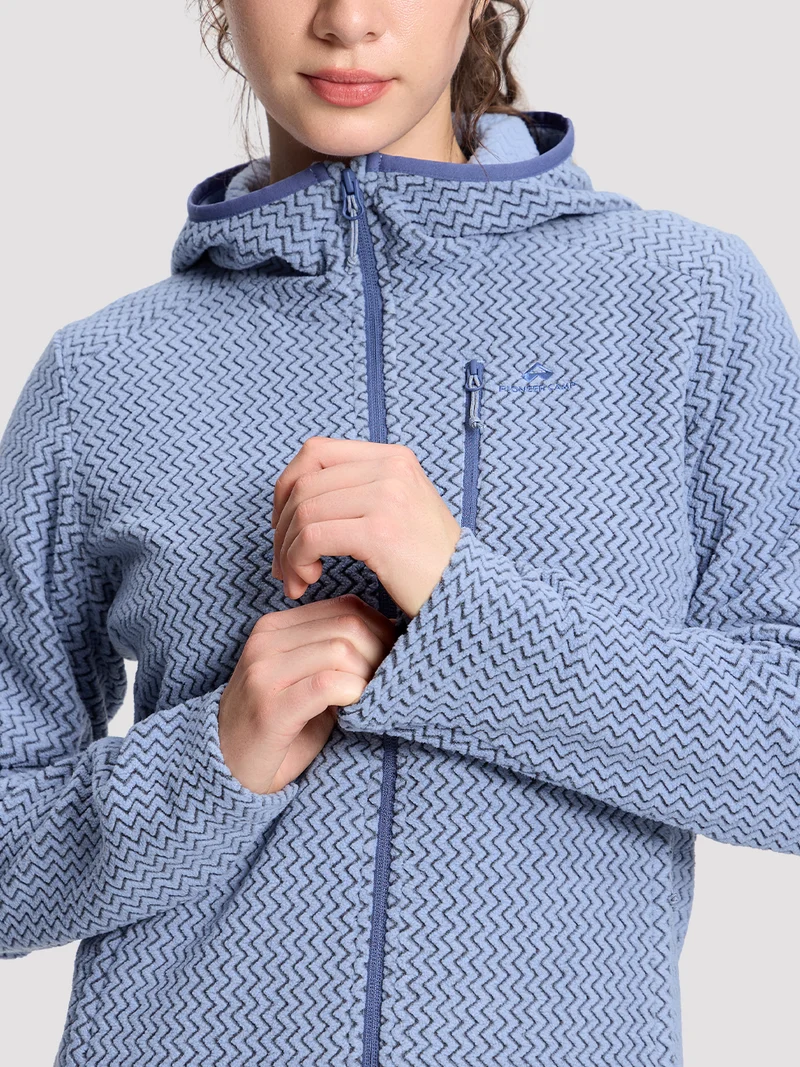 Women's Ridge Wave Fleece Full-Zip Hooded Jacket