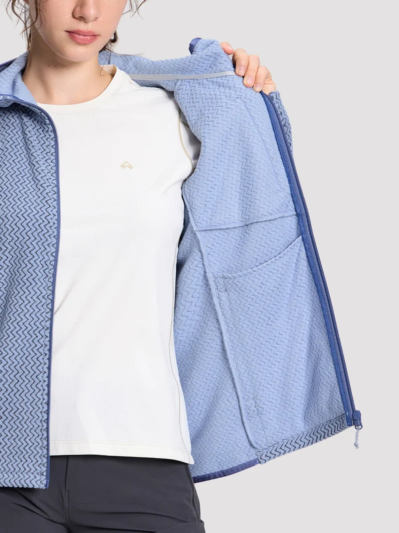 Women's Ridge Wave Fleece Full-Zip Hooded Jacket