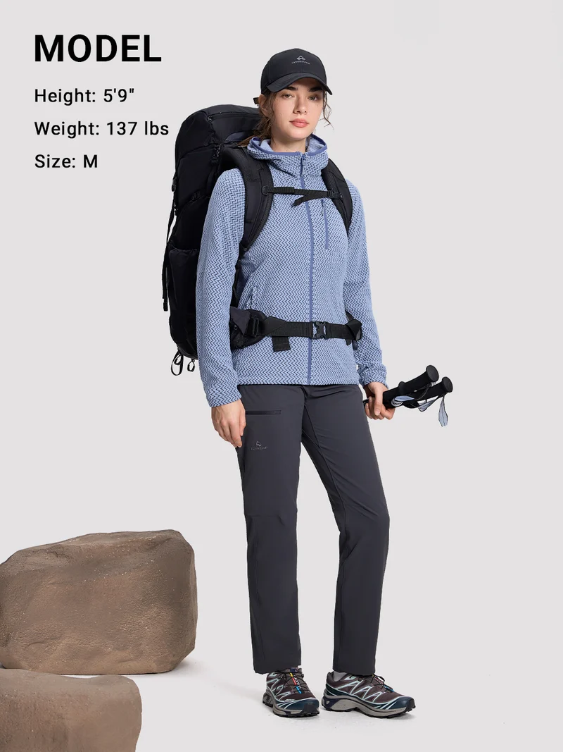 Women's Ridge Wave Fleece Full-Zip Hooded Jacket
