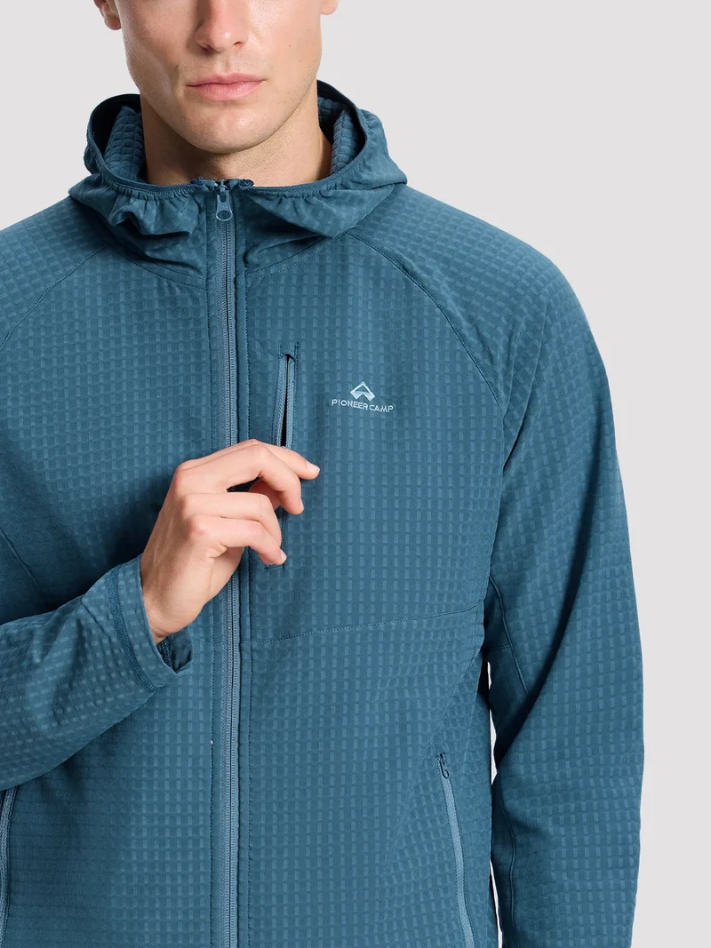 Men's Lightweight Grid Fleece Jacket
