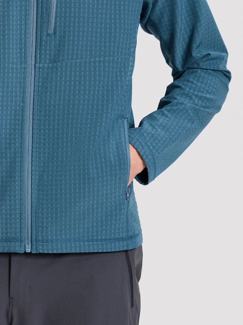 Men's Lightweight Grid Fleece Jacket