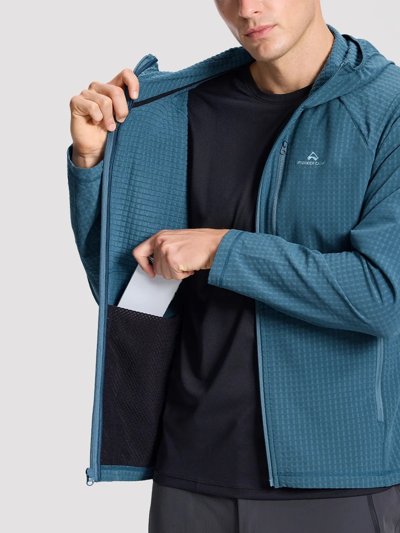 Men's Lightweight Grid Fleece Jacket