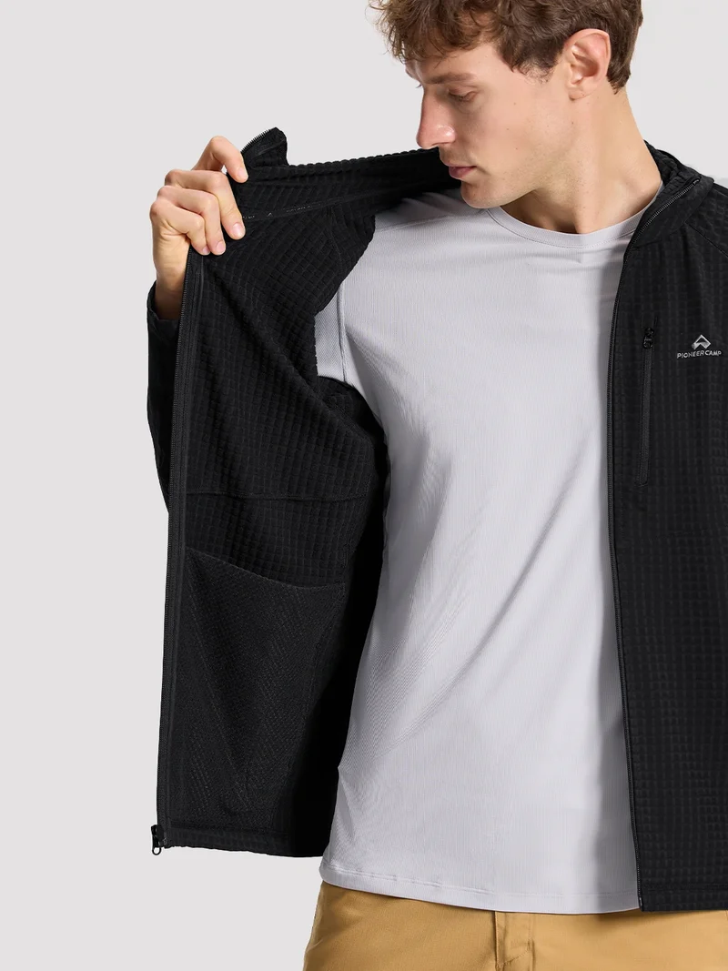 Men's Lightweight Grid Fleece Jacket
