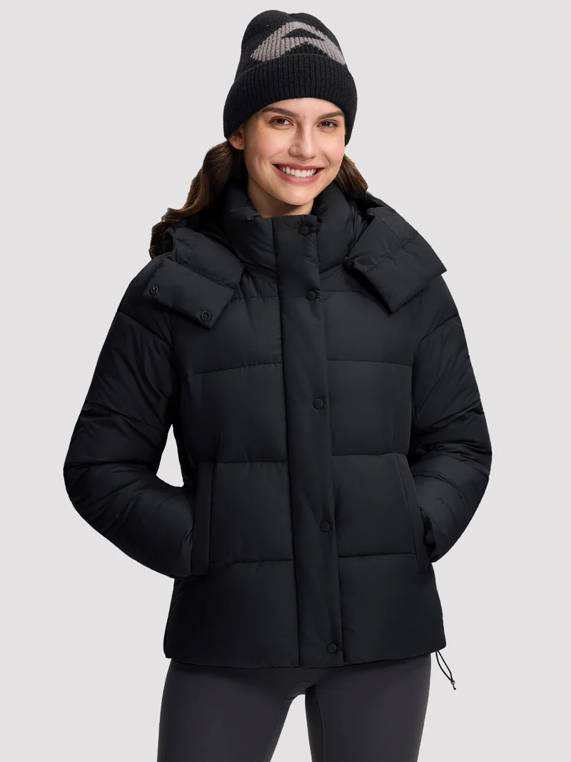 Women's Lightweight Quilted Puffer Jacket with Hood