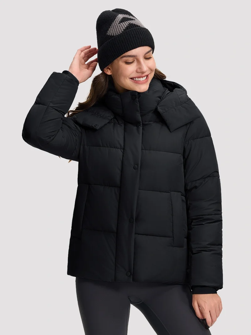Women's Lightweight Quilted Puffer Jacket with Hood