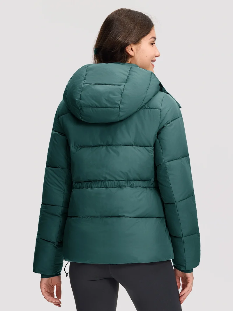 Women's Lightweight Quilted Puffer Jacket with Hood