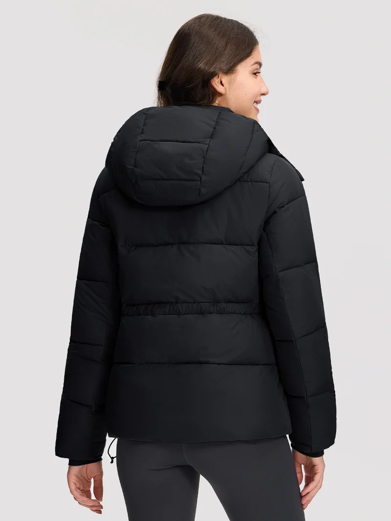 Women's Lightweight Quilted Puffer Jacket with Hood