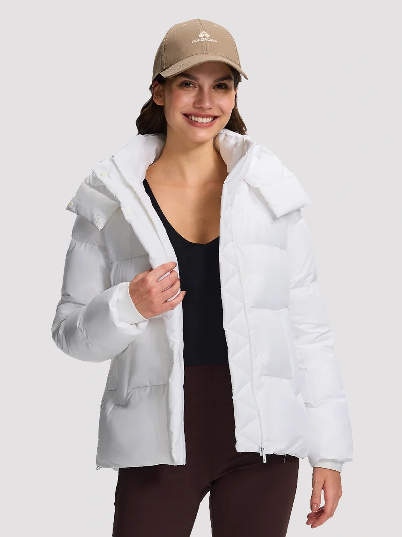 Women's Lightweight Quilted Puffer Jacket with Hood