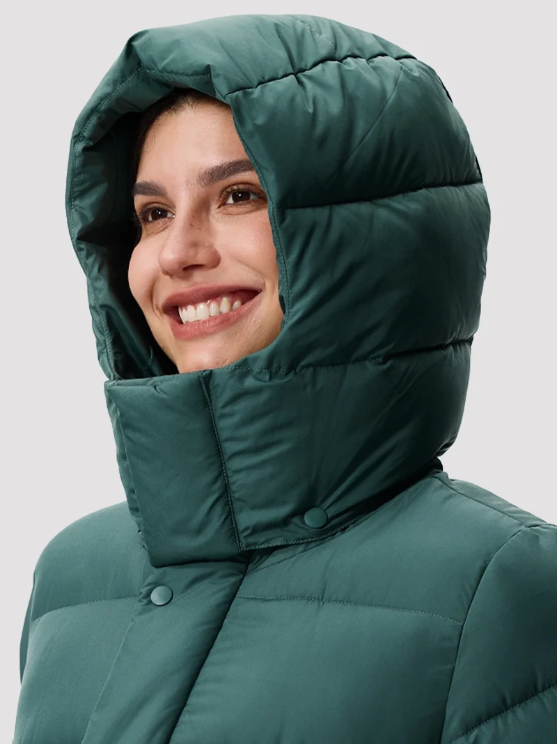 Women's Lightweight Quilted Puffer Jacket with Hood
