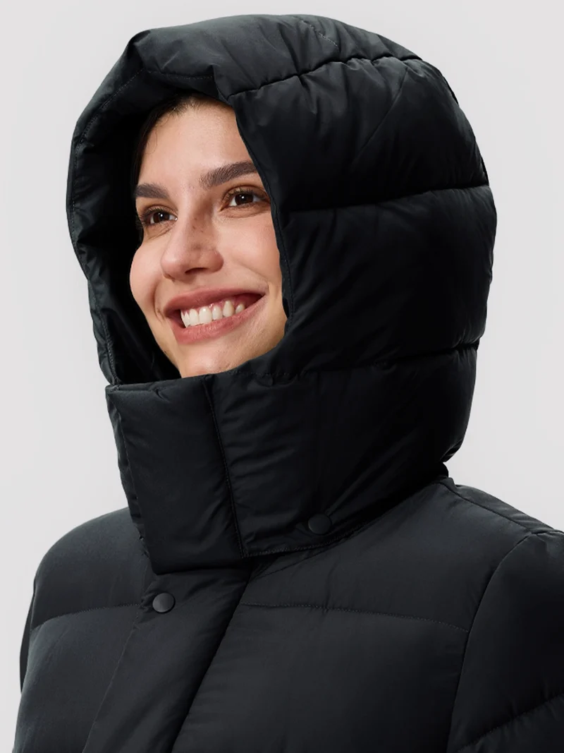 Women's Lightweight Quilted Puffer Jacket with Hood