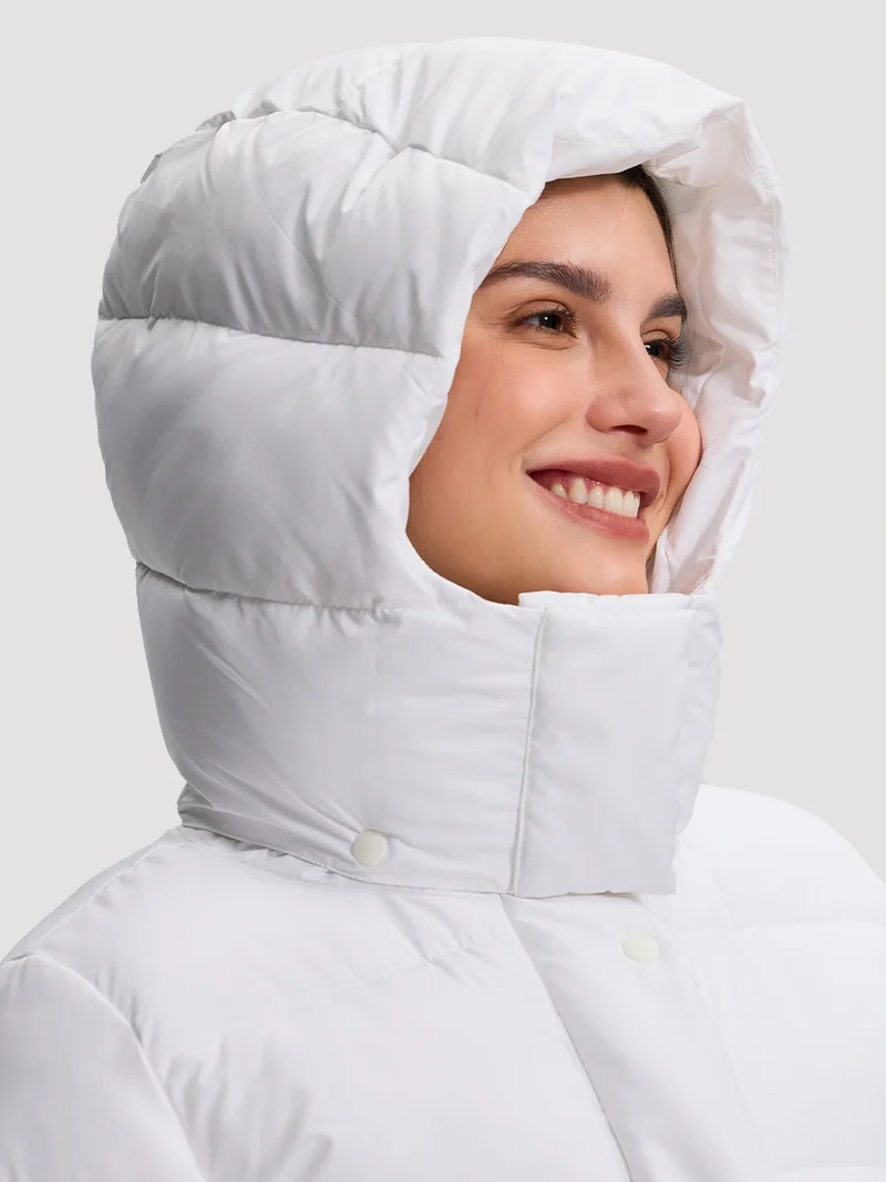 Women's Lightweight Quilted Puffer Jacket with Hood