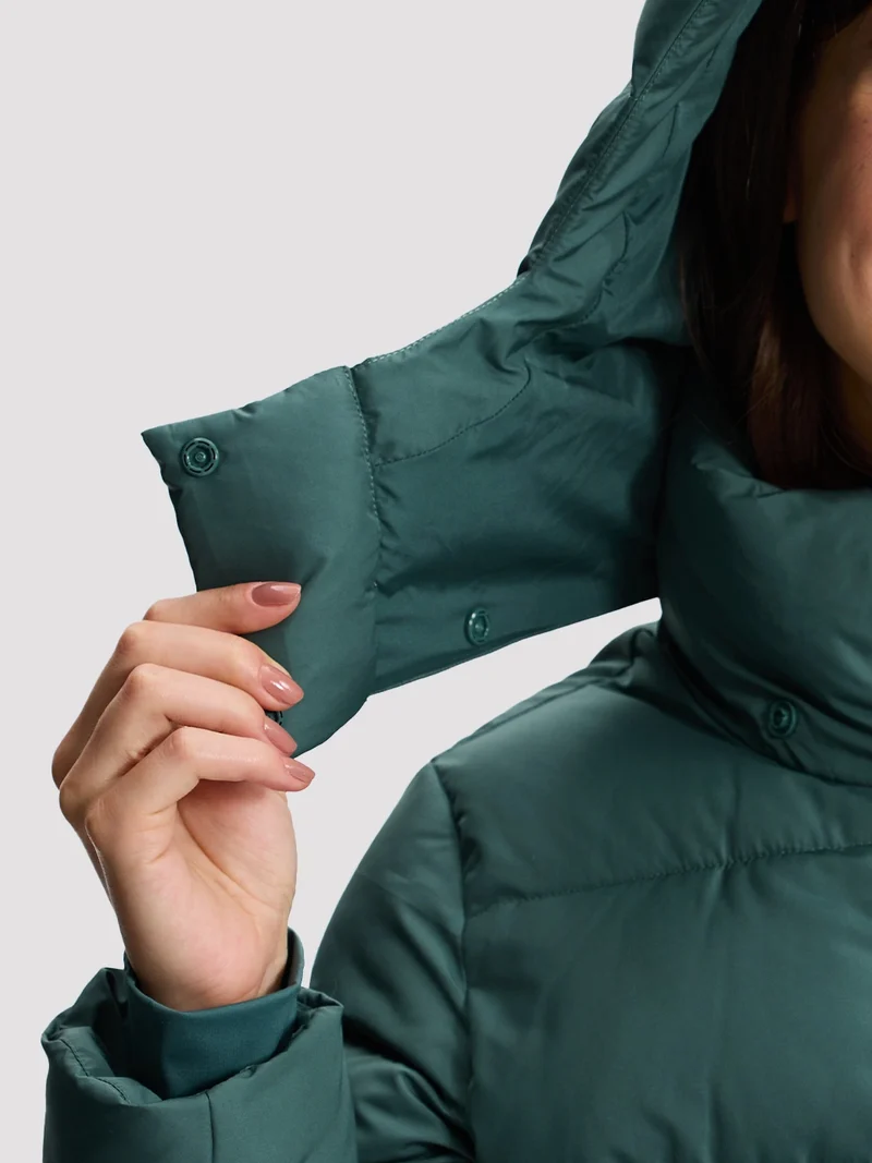 Women's Lightweight Quilted Puffer Jacket with Hood