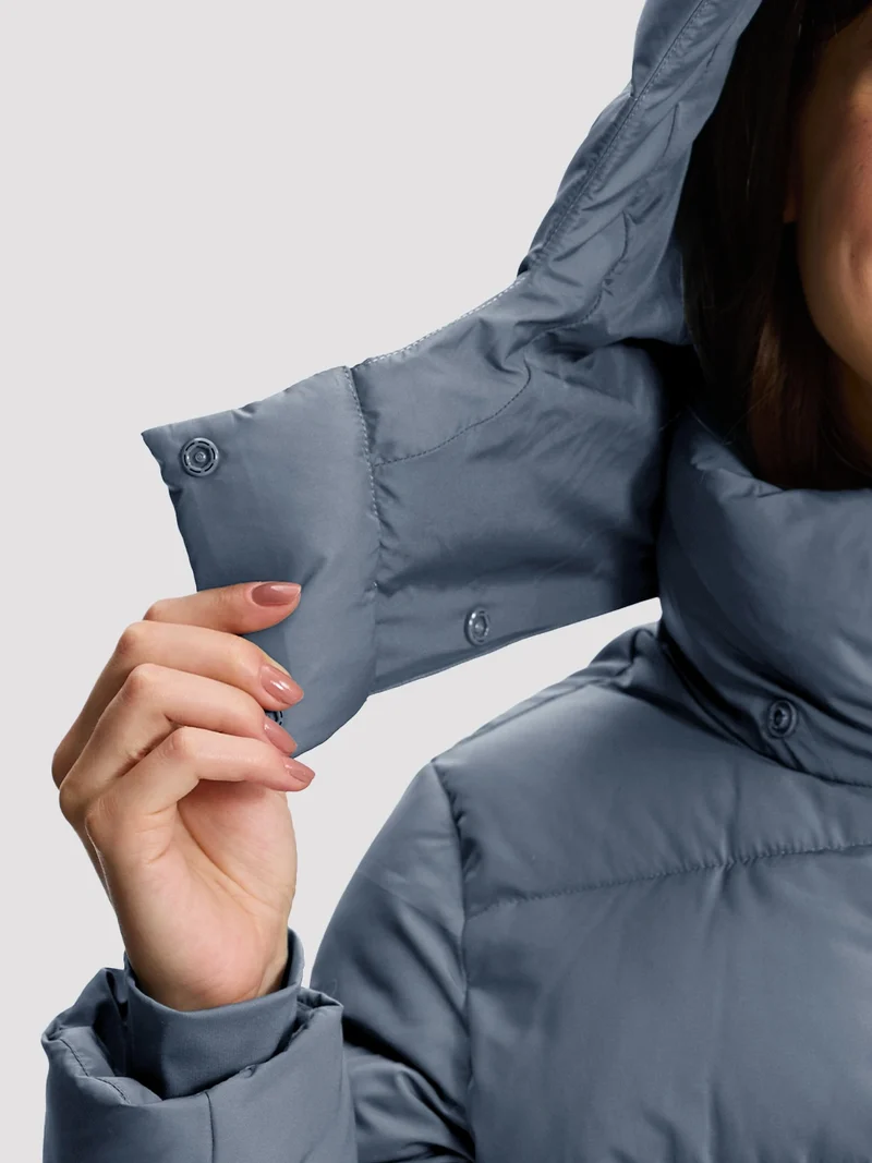 Women's Lightweight Quilted Puffer Jacket with Hood