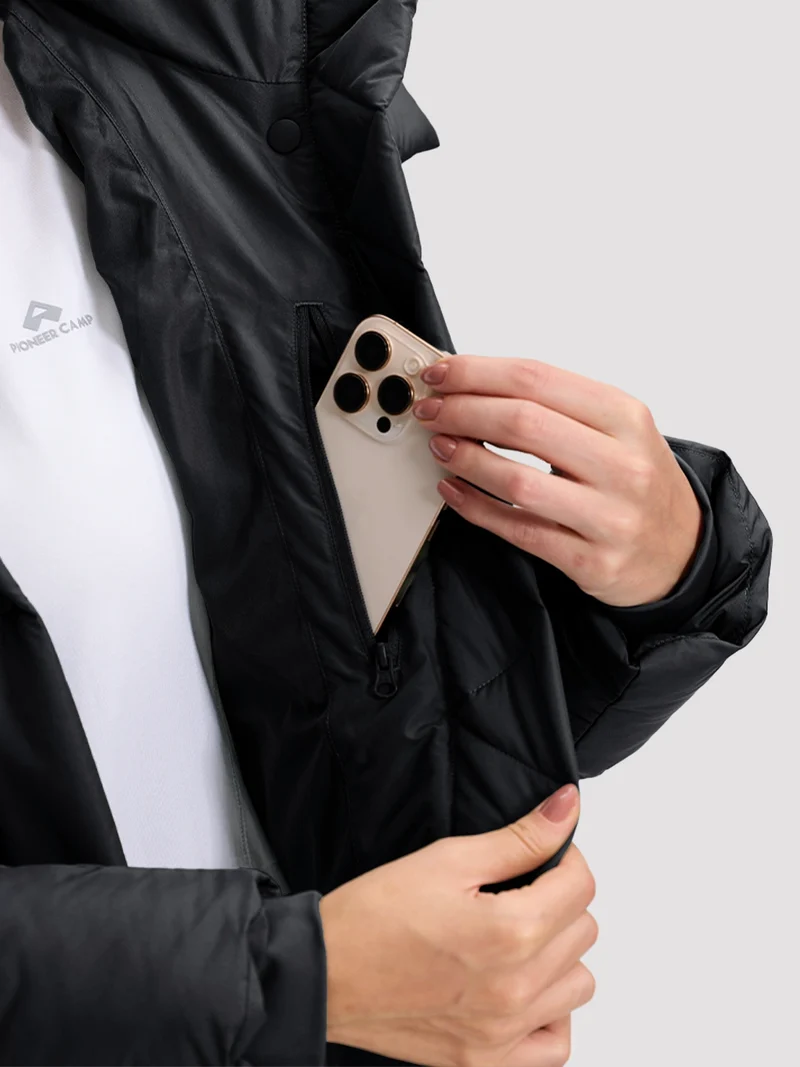 Women's Lightweight Quilted Puffer Jacket with Hood