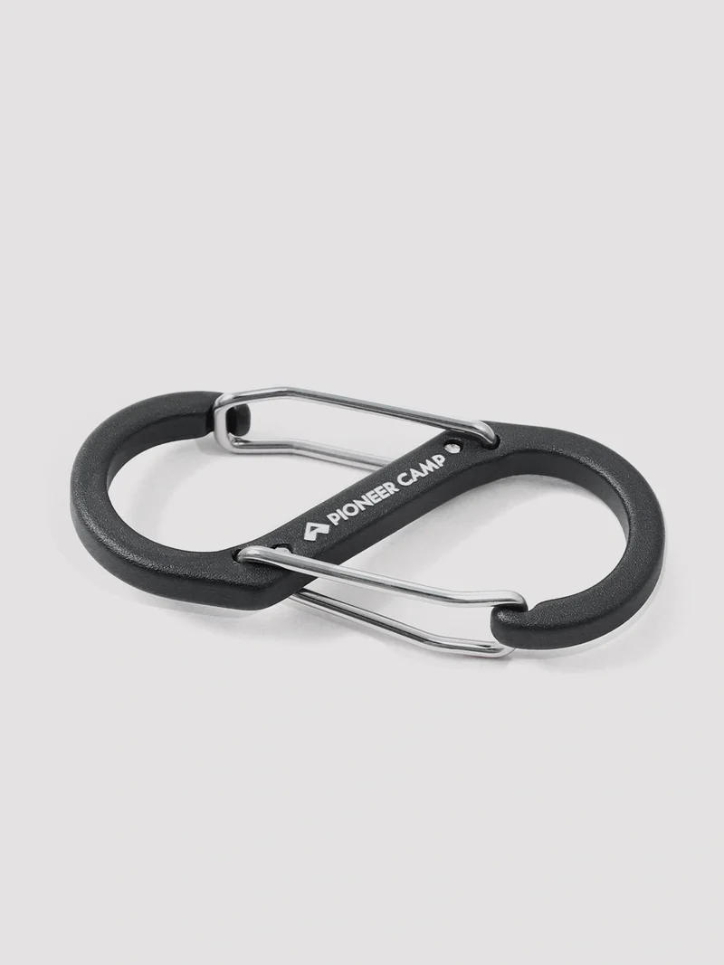 S-Shaped Aluminum Carabiner - 4 Pack