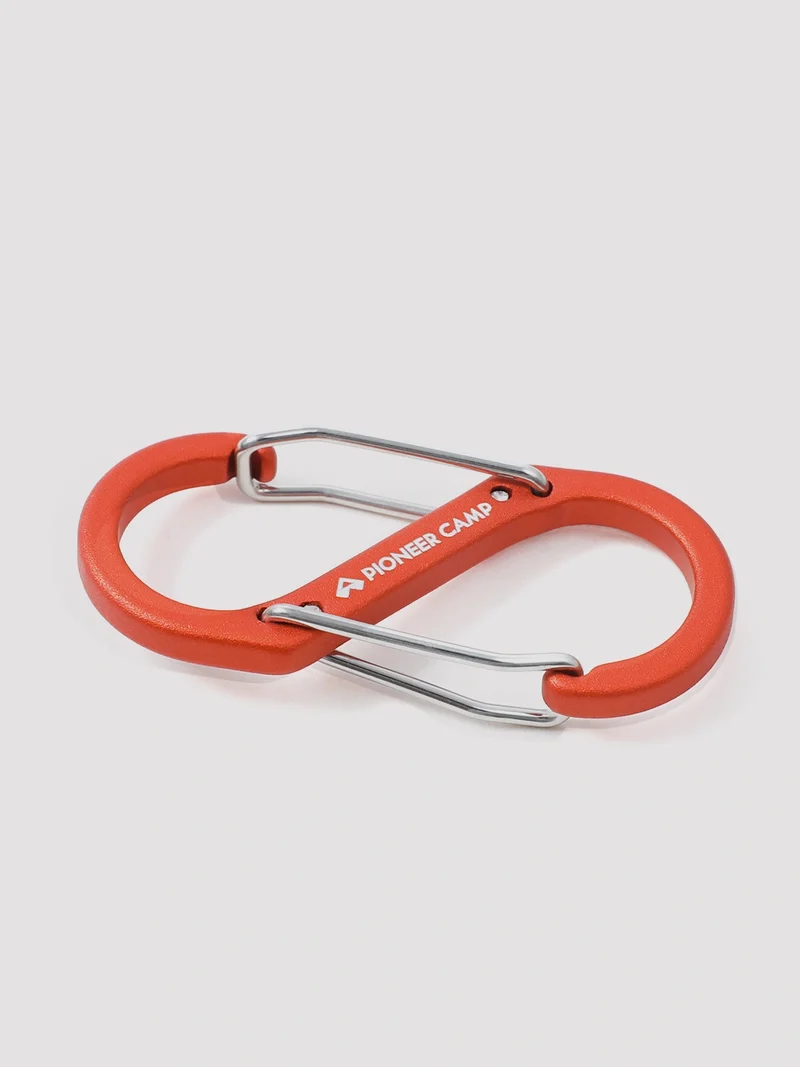 S-Shaped Aluminum Carabiner - 4 Pack