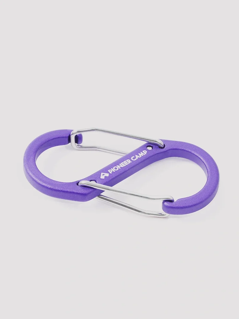 S-Shaped Aluminum Carabiner - 4 Pack