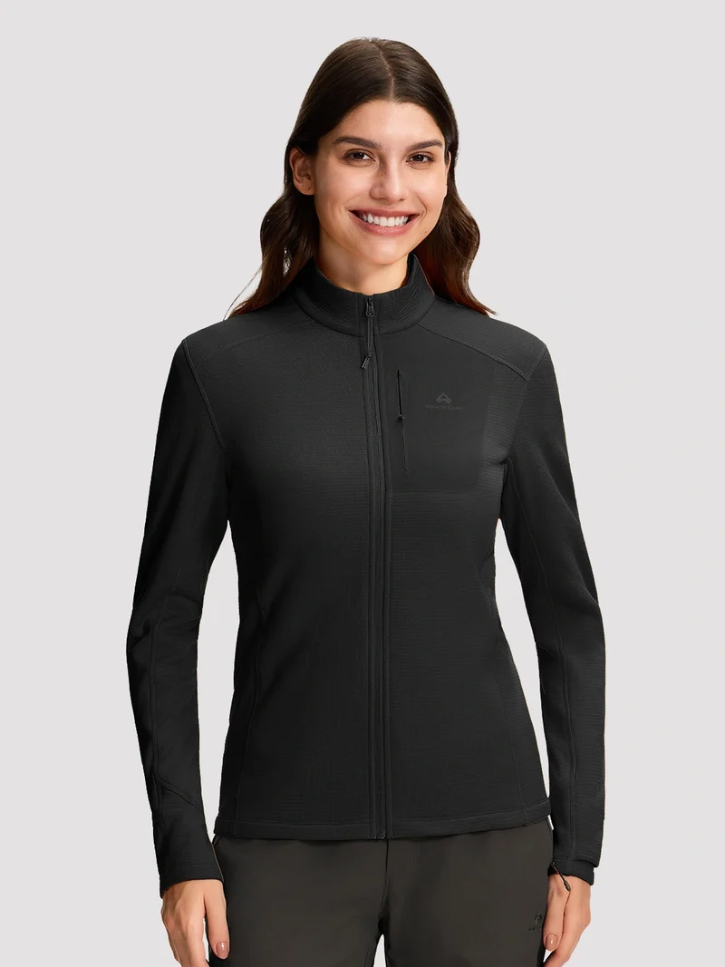 Women's Dynamic Full-Zip Grid Fleece Jacket