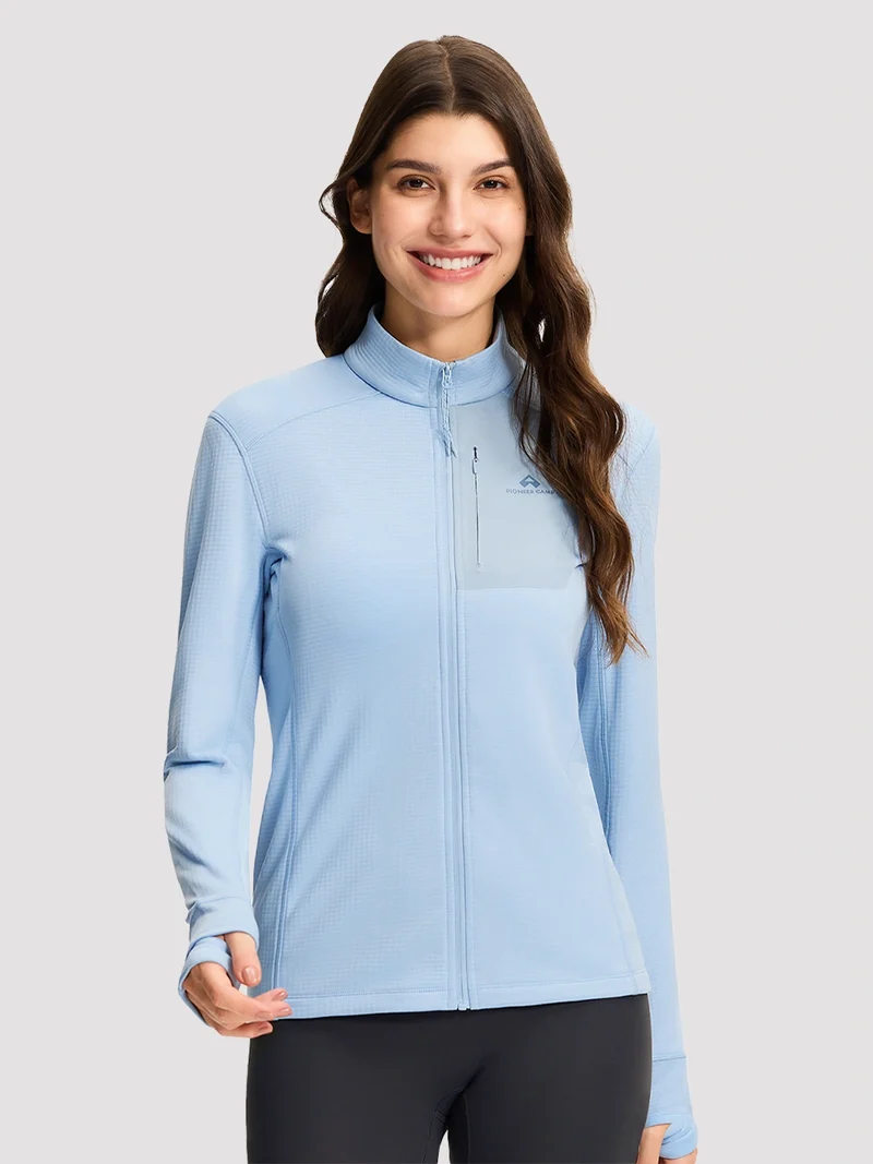 Women's Dynamic Full-Zip Grid Fleece Jacket