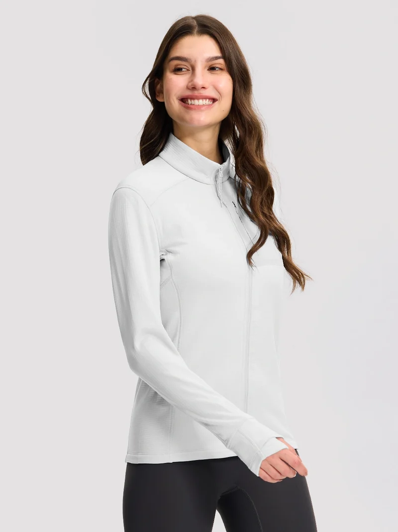 Women's Dynamic Full-Zip Grid Fleece Jacket