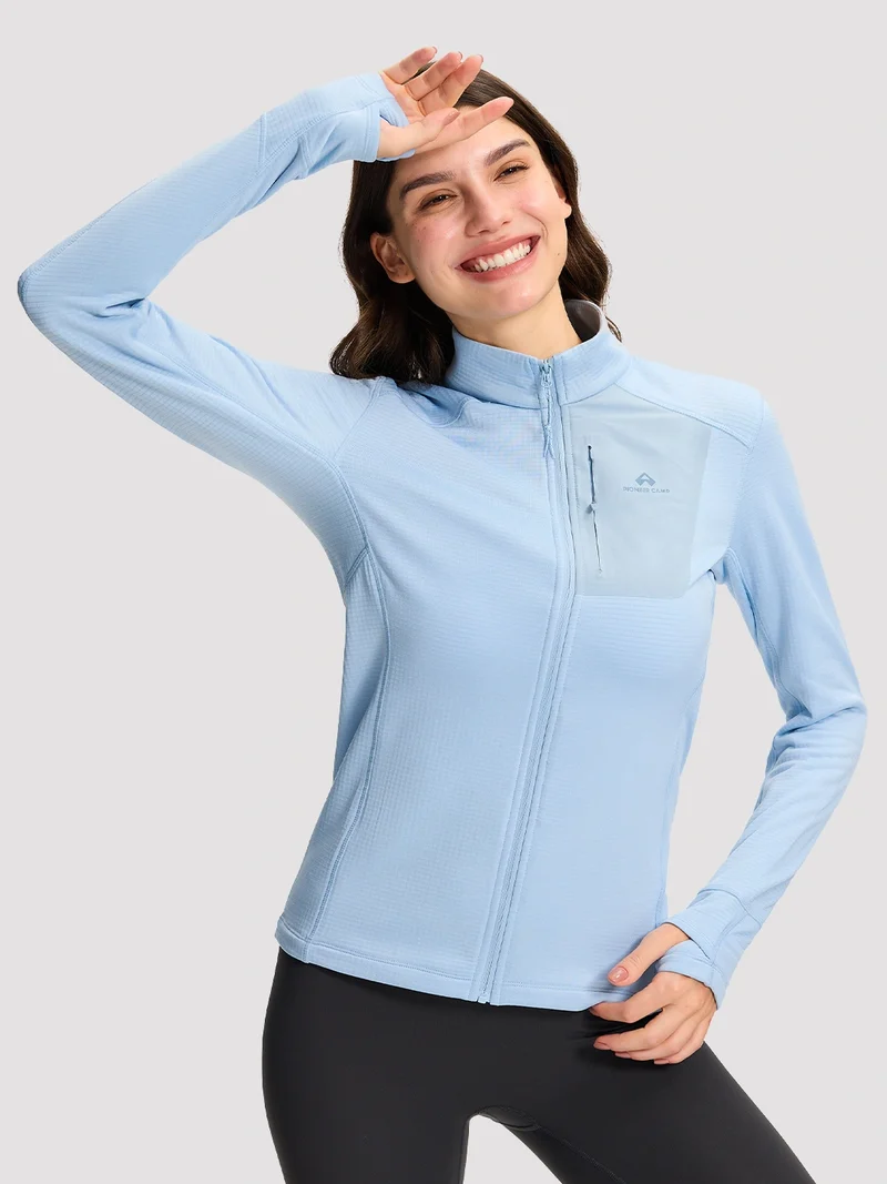 Women's Dynamic Full-Zip Grid Fleece Jacket