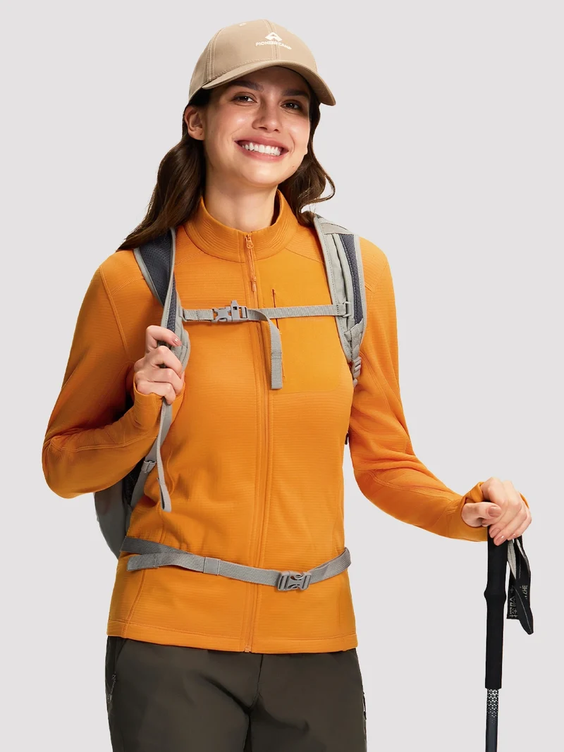 Women's Dynamic Full-Zip Grid Fleece Jacket