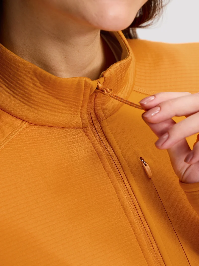 Women's Dynamic Full-Zip Grid Fleece Jacket