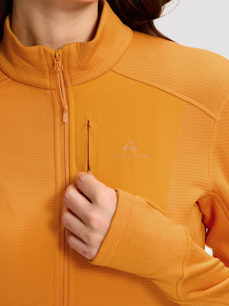Women's Dynamic Full-Zip Grid Fleece Jacket