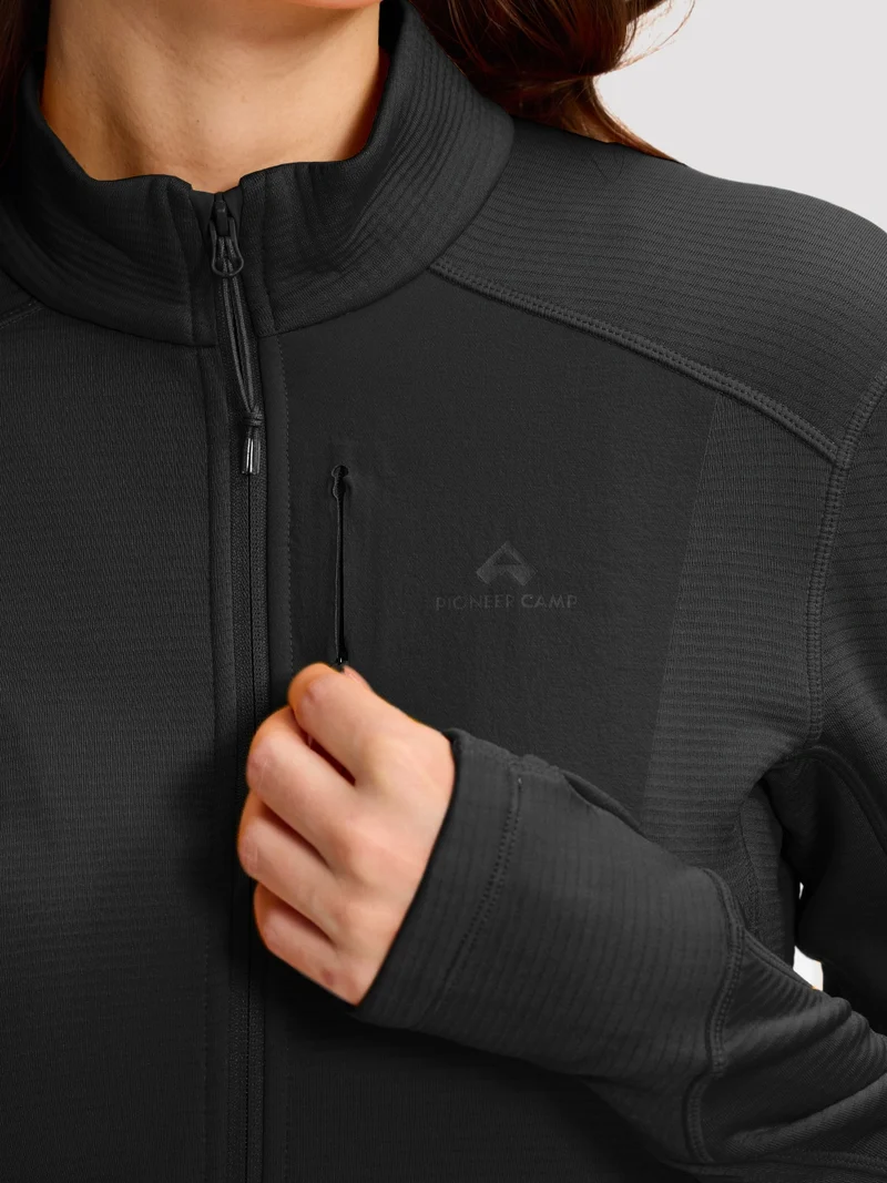 Women's Dynamic Full-Zip Grid Fleece Jacket