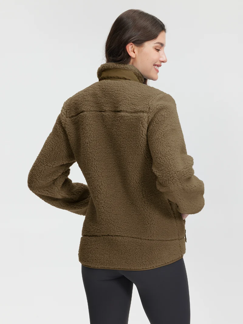Women's Cozy Sherpa Fleece Jacket