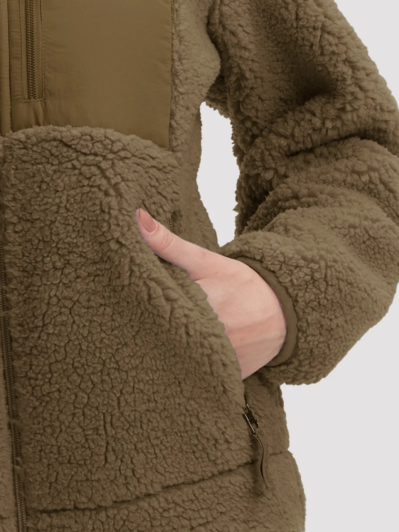 Women's Cozy Sherpa Fleece Jacket
