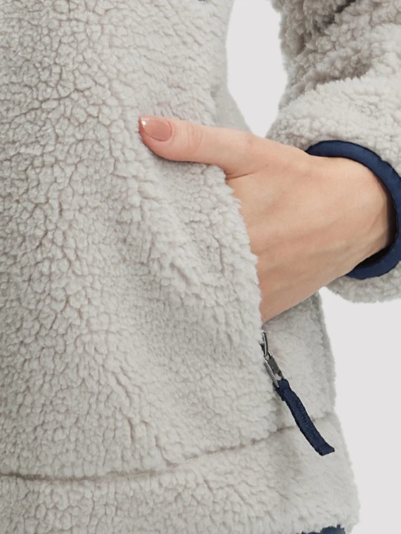 Women's Cozy Sherpa Fleece Jacket