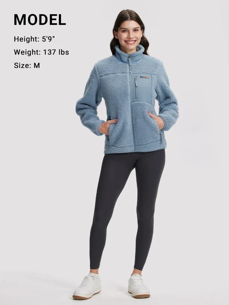 Women's Cozy Sherpa Fleece Jacket