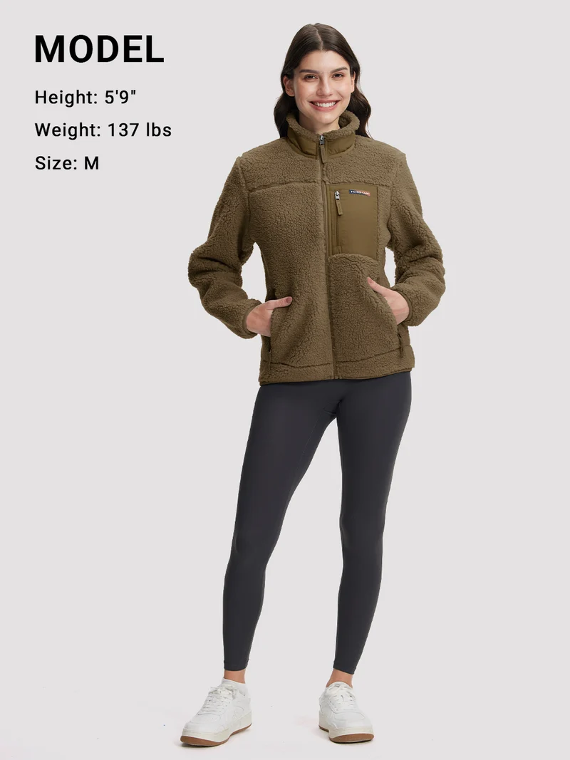Women's Cozy Sherpa Fleece Jacket