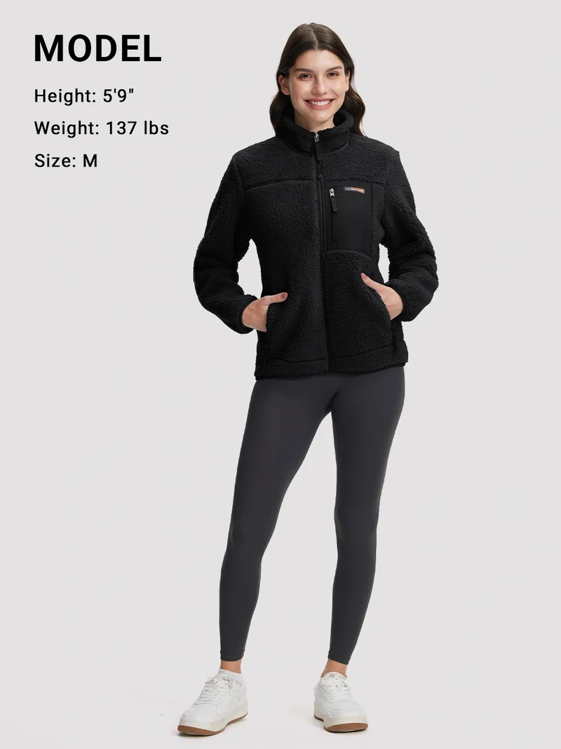 Women's Cozy Sherpa Fleece Jacket