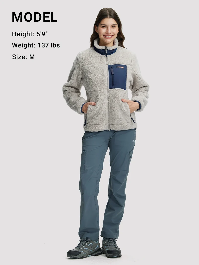 Women's Cozy Sherpa Fleece Jacket