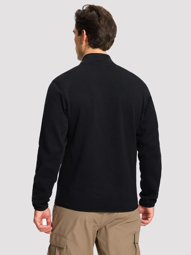 Men's Melange Full-Zip Fleece Jacket