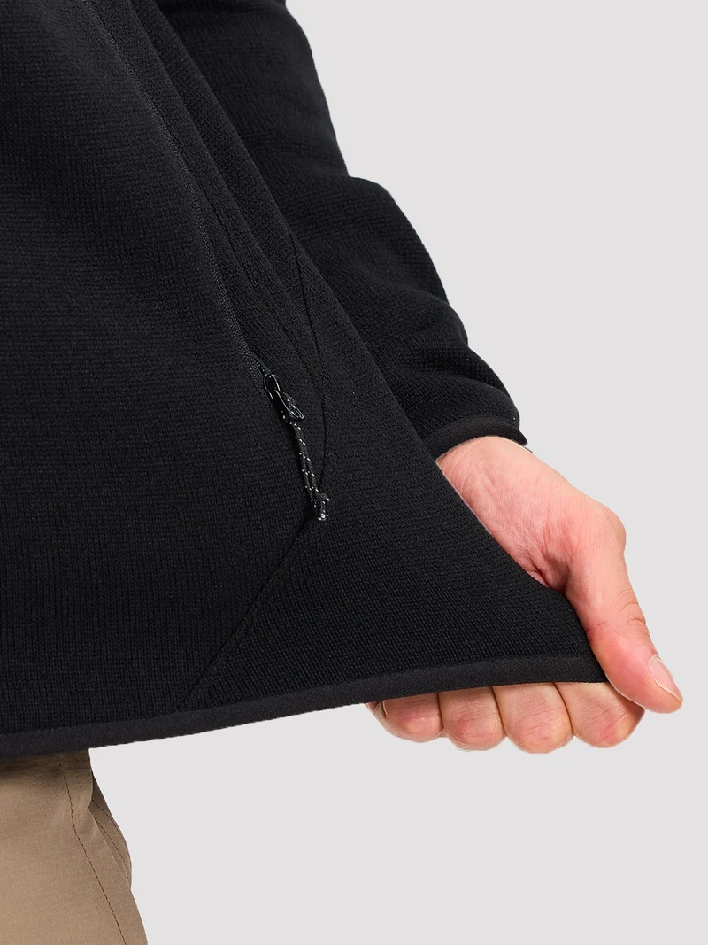 Men's Melange Full-Zip Fleece Jacket