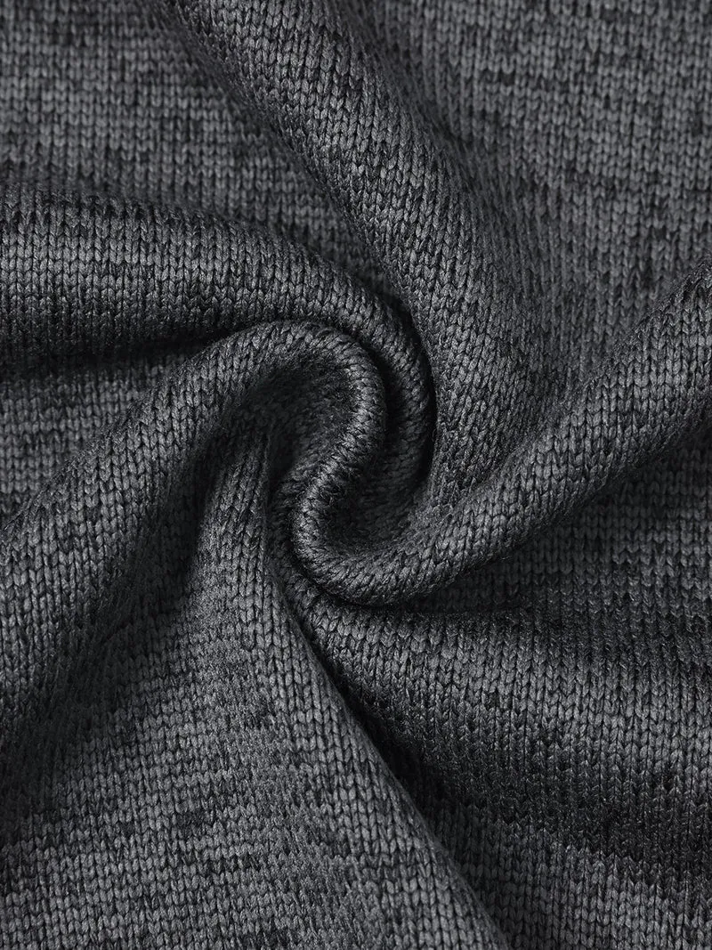Men's Melange Full-Zip Fleece Jacket