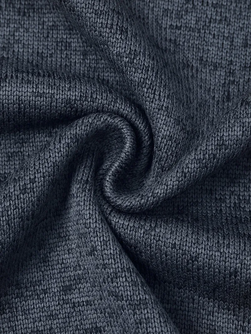 Men's Melange Full-Zip Fleece Jacket