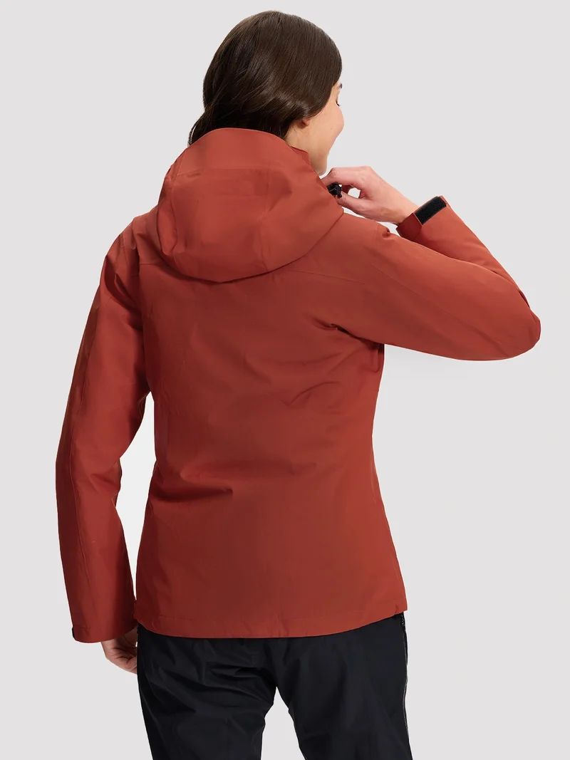 Women's 3-in-1 Waterproof Ski Jacket with Puffer Liner