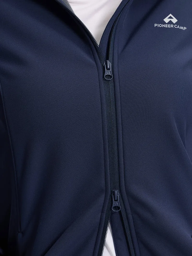 Women's Fleece-Lined Softshell Jacket with Removable Hood