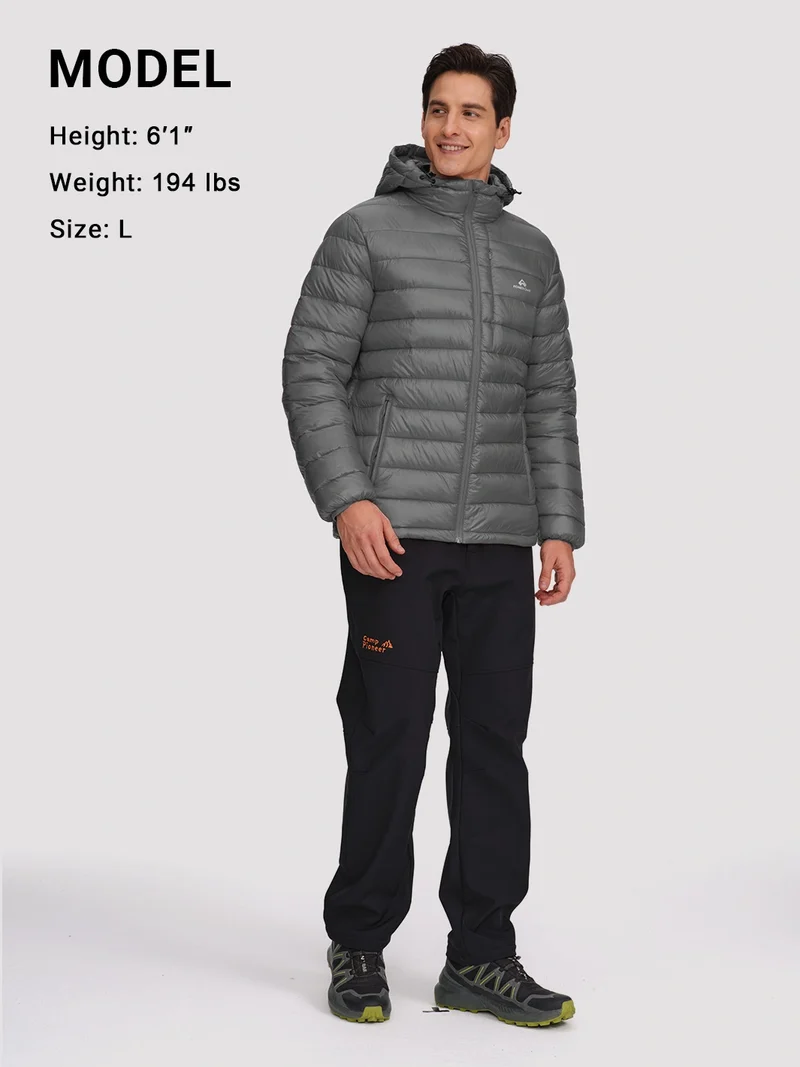 Men's Lightweight Packable Puffer Jacket