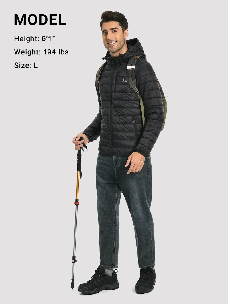 Men's Lightweight Packable Puffer Jacket